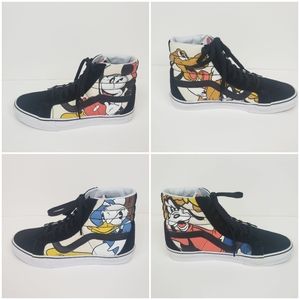 mickey mouse high top vans